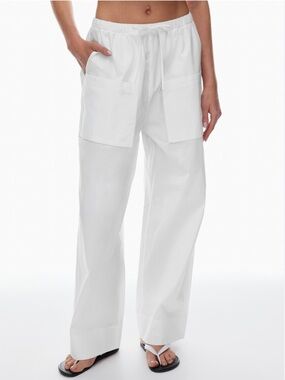 Aritzia Babaton White System Poplin Pant Size XL